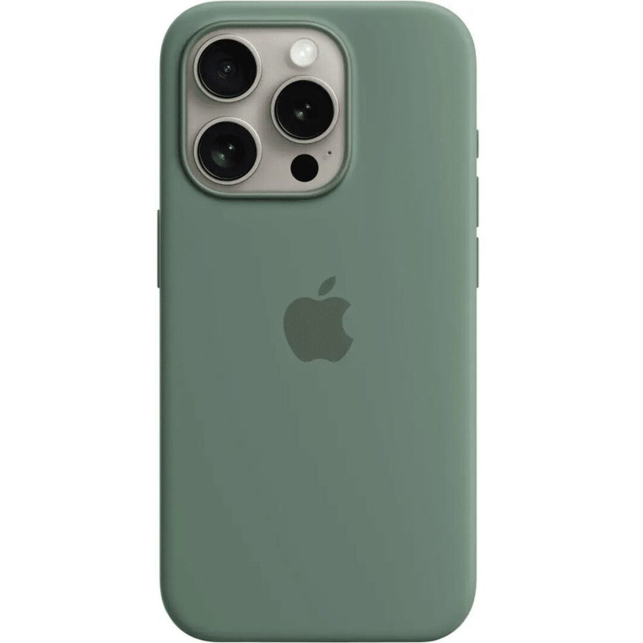 Apple - iPhone 15 Pro Silicone Case with MagSafe - Cypress in Lebanon - OutGeeked