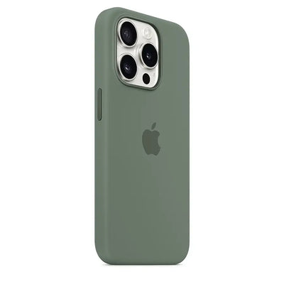 Apple - iPhone 15 Pro Silicone Case with MagSafe - Cypress
