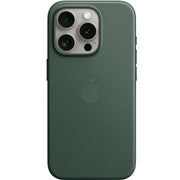 Apple - iPhone 15 Pro FineWoven Case with MagSafe - Evergreen