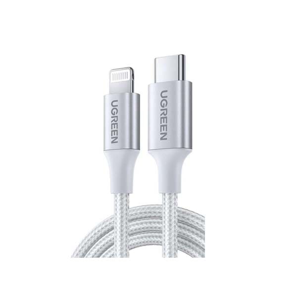 UGREEN USB-C to Lightning (60W/3A MFI) | Apple Certified Charge & Sync Cable