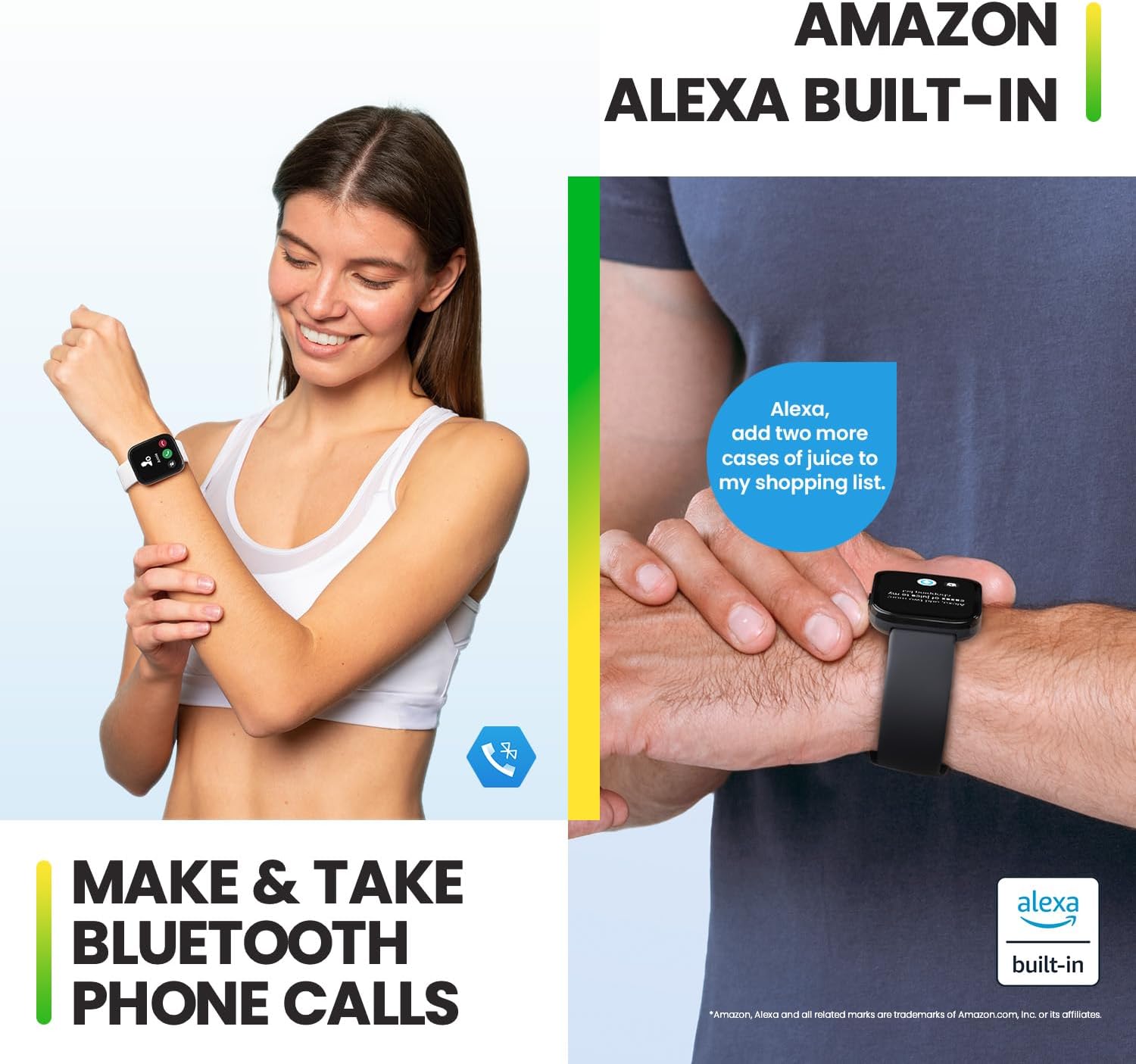 Amazfit BIP 5 (46mm Smartwatch, GPS, Bluetooth Calling, 10-Day Battery, Heart-Rate & VO2 Max, Sleep Health Monitoring, AI Fitness)