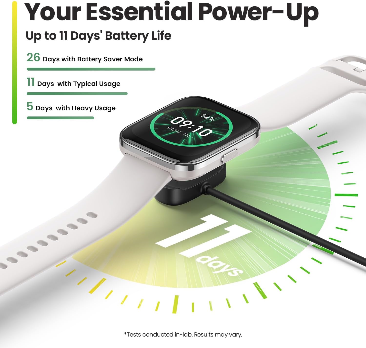 Amazfit Bip 5 Unity (46mm Smartwatch, 11-Day Battery, Fitness Tracker, 120+ Sports Modes, Heart Rate, Sleep Monitor, Android & iOS Compatible)