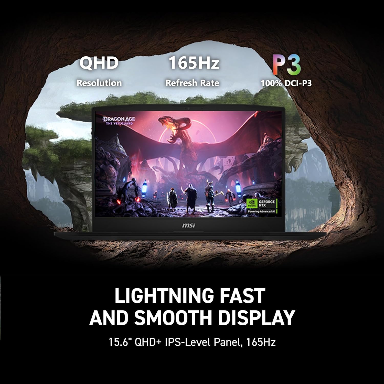 MSI KATANA 15 HX B14WFK-403XLB (Core i9-14900HX, 1TB NVME/16GB DD5, 15.6" QHD (2560x1440) 165HZ, RTX 5060 DDR7 8GB, DOS)