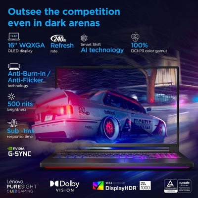 LENOVO LEGION PRO 7 16IAX10H 83F500E9DP (Core ULTRA 9 275HX, 1TB NVME/32GB DDR5, 16" WQXGA (2560x1600) OLED 240HZ, RTX 5090 24GB, DOS/ECLIPSE BLACK)