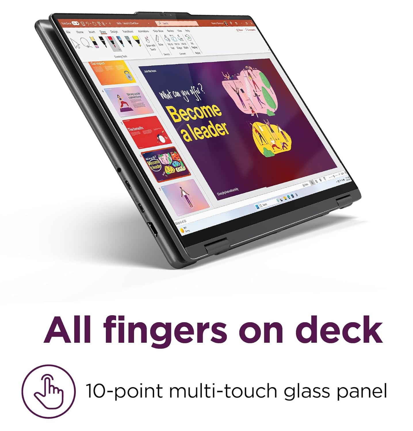 LENOVO YOGA 7 16IML9 83JU0001US (AMD Ryzen AI 5 340, 512GB NVME/16GB DDR5 ON BOARD, 16" WUXGA (1920x1200) X360 TOUCHSCREEN, AMD Radeon 840M, WIN 11 / SEASHELL)
