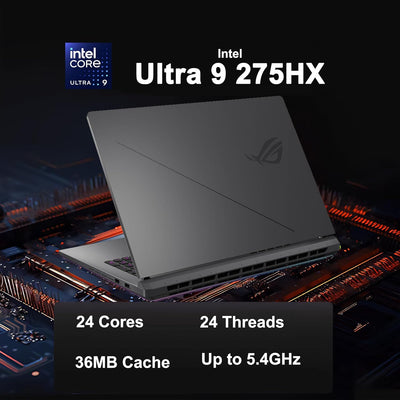 ASUS ROG STRIX G815LM-IS96 (Core ULTRA 9 275HX, 1TB NVME/32GB DDR5, 18" 2.5K WQXGA (2560 x 1600) 240HZ, RTX 5060 8GB, WIN 11)