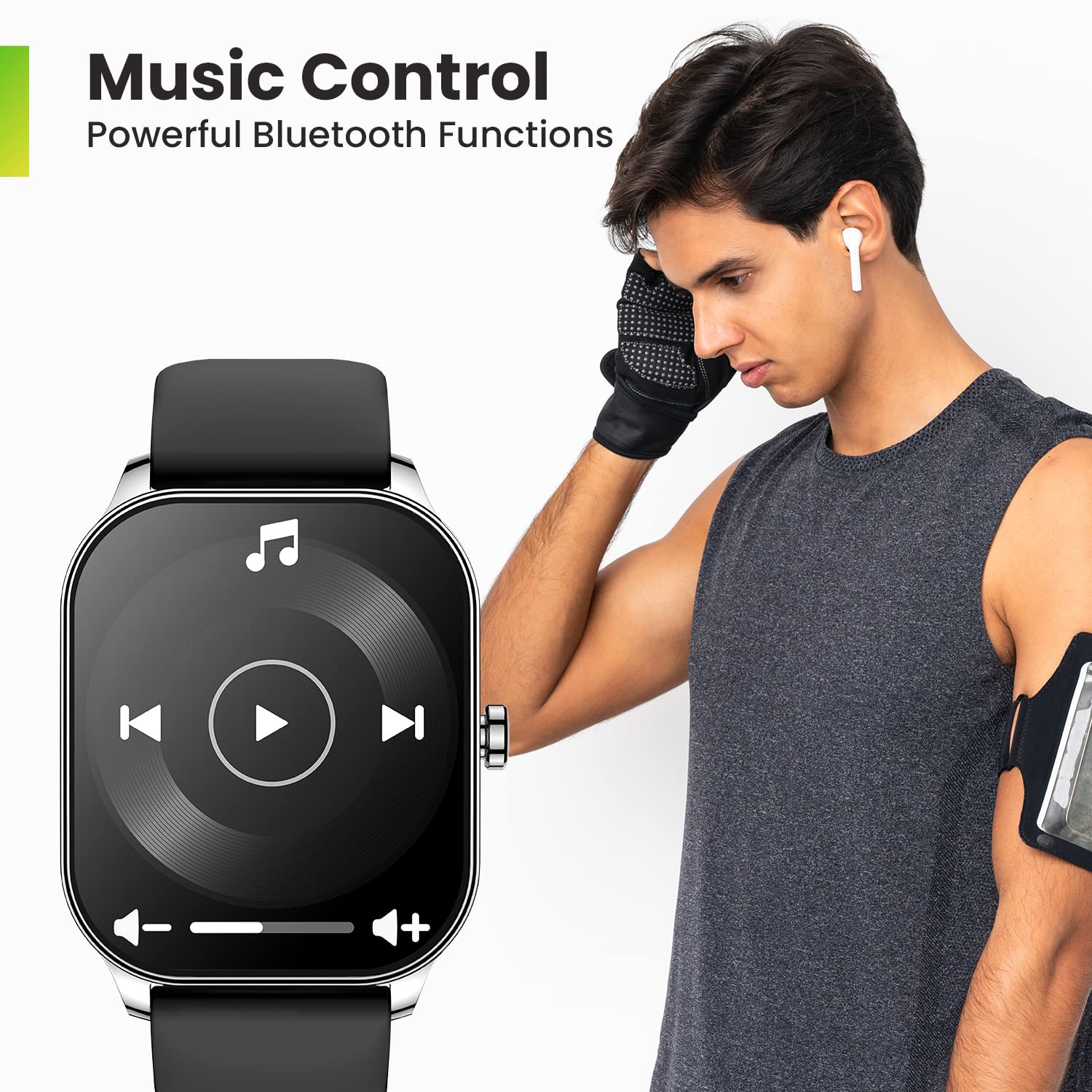 Amazfit Pop 3S (Smartwatch with 1.96" AMOLED Display, BT Calling, SpO2, 12-Day Battery Life, AI Voice Assistance, 100 Sports Modes)