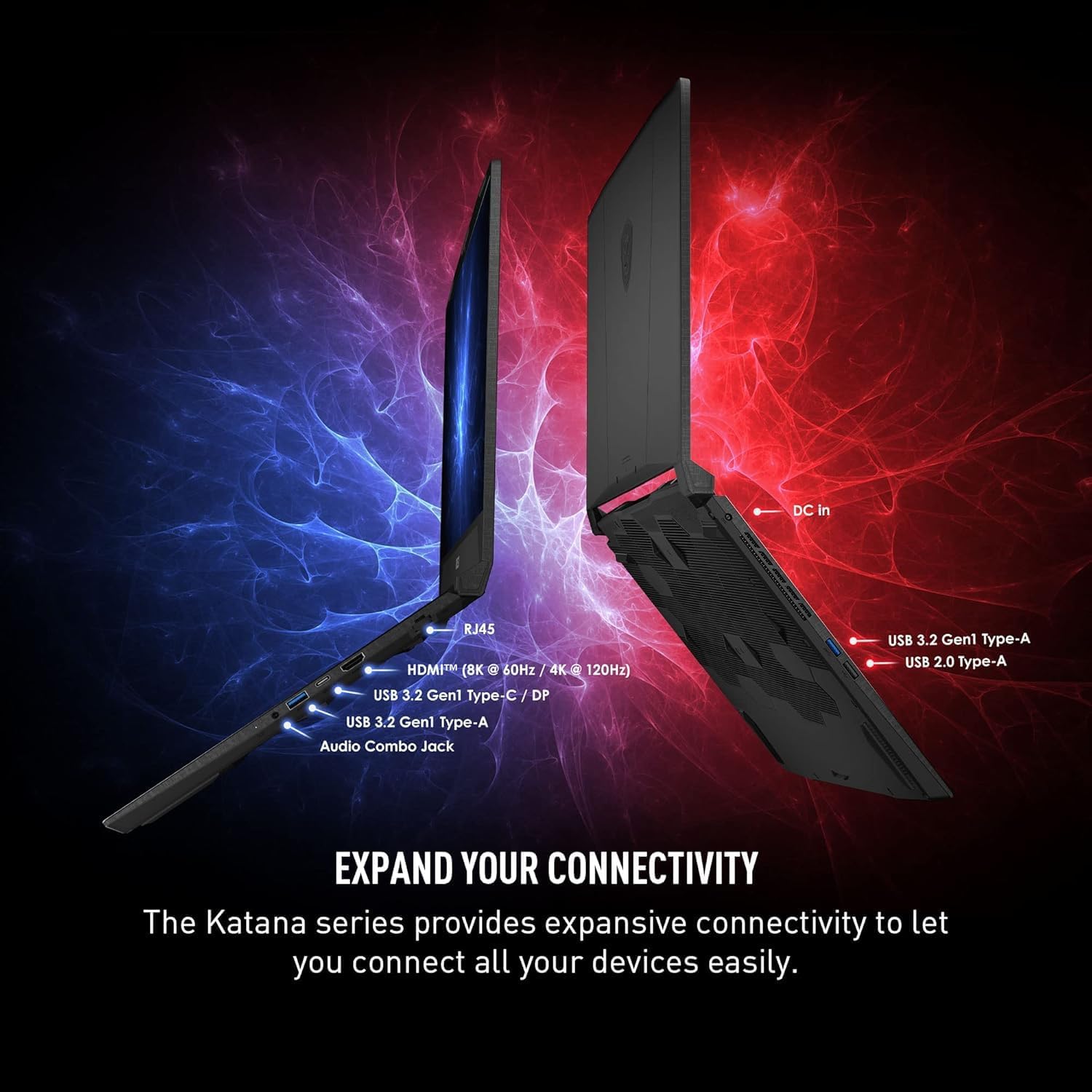 MSI KATANA 15 HX B14WGK-293US (Core i7-14650HX, 1TB NVME/16GB DD5, 15.6" QHD (2560x1440) 165HZ, RTX 5070 DDR7 8GB, WIN 11)