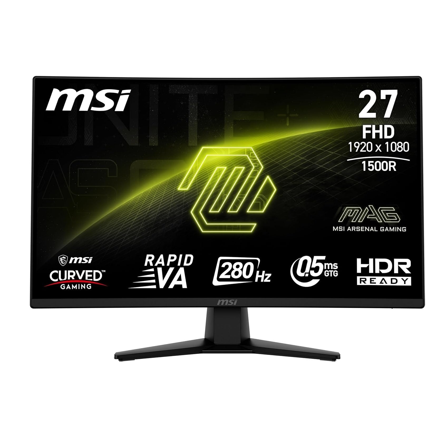 MSI MAG 274CXF (27-inch FullHD Curved Gaming Monitor, 0.5ms, 280Hz)
