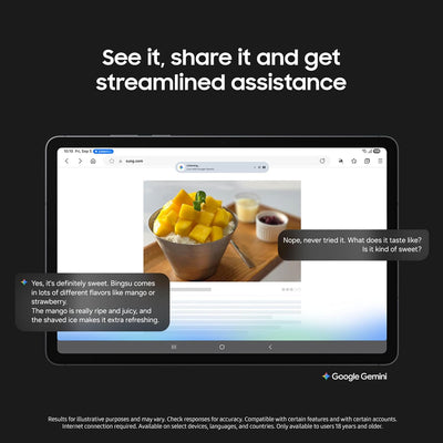 Samsung Galaxy Tab S11 X730 (11-inch, S-Pen, IP68, Google Gemini)