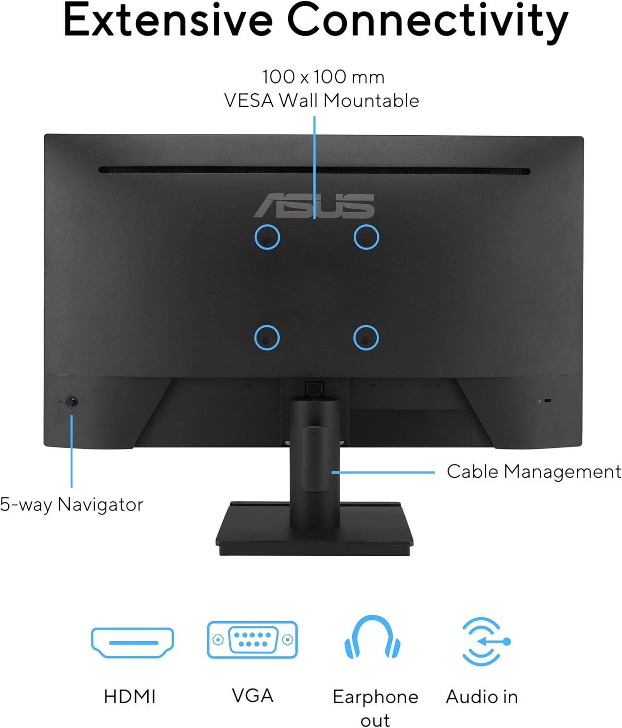 Asus VA249HG (24-inch FullHD Monitor, 120Hz, Adaptive-Sync, 1ms, Flicker Free)