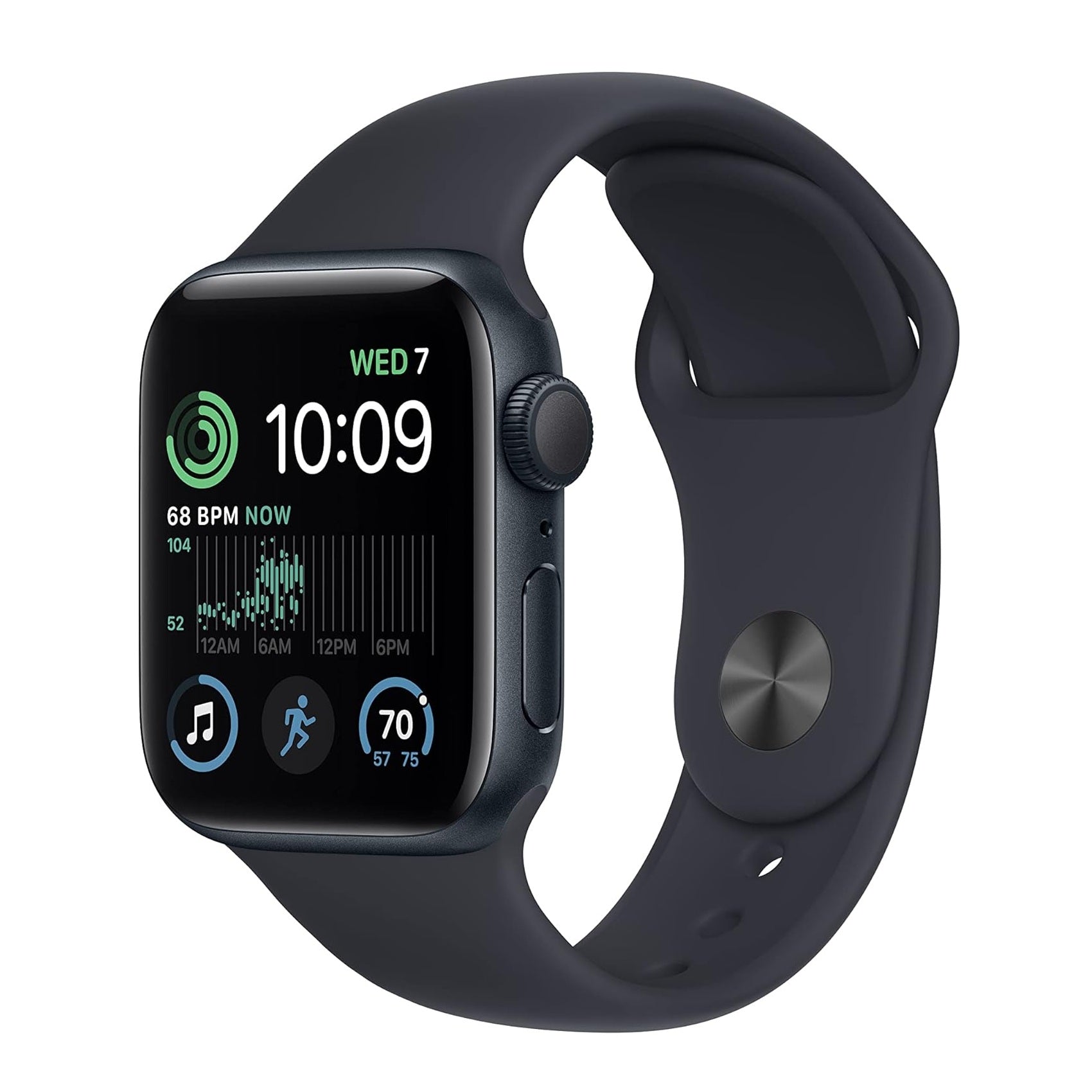 Apple Watch SE - 2nd Gen (40mm/44mm Aluminum Case & Sport Band, Fitness & Sleep Tracker, Crash Detection, Heart Rate Monitor, Retina Display, Water Resistant)