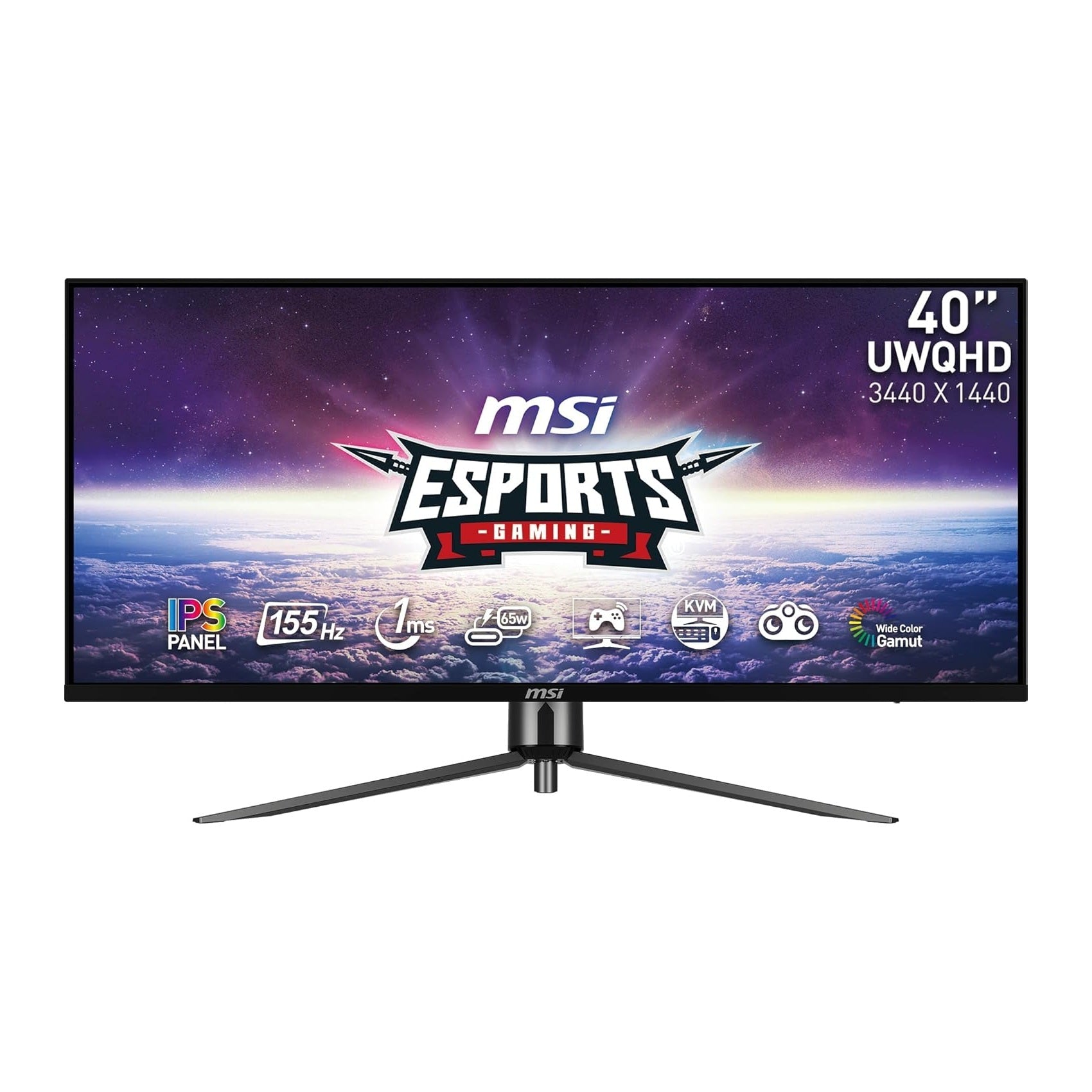 MSI MAG401QR (40-inch UWQHD Gaming Monitor, DisplayHDR 400, 1ms, 165Hz)