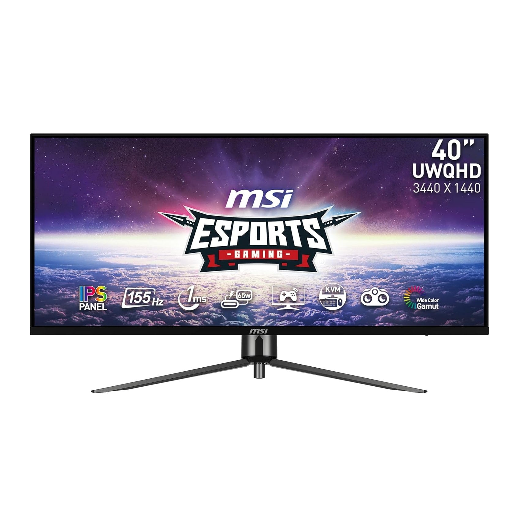 MSI MAG 401QR (40-inch UWQHD Gaming Monitor, DisplayHDR 400, 1ms, 165Hz)