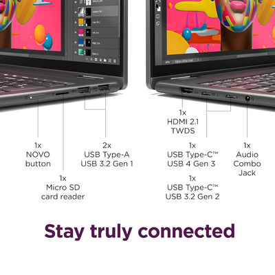 LENOVO YOGA 7 16IML9 83DL0002US (Core ULTRA 7 155U, 1TB NVME/16GB DDR5 ON BOARD, 16" WUXGA (1920x1200) X360 TOUCHSCREEN, INTEL, WIN 11 / STORM GREY)