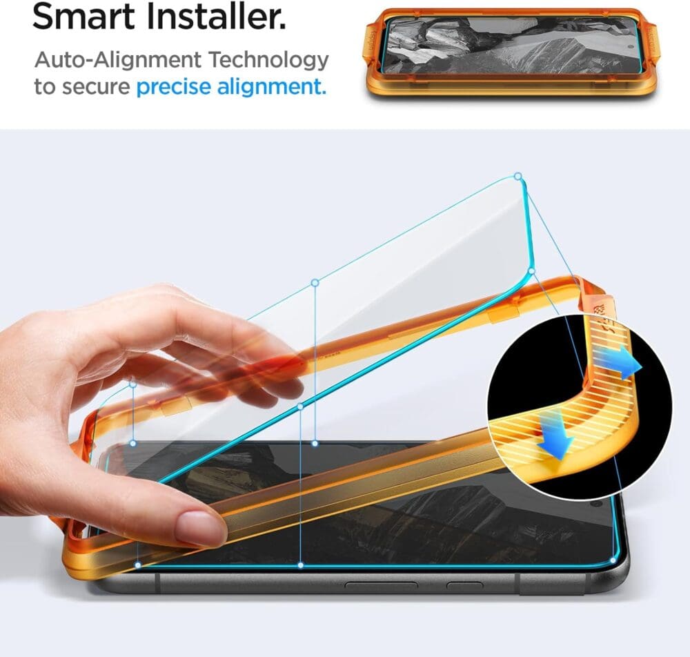 Spigen [GlasTR AlignMaster] | Screen Protector For Google Pixel 8a (Pack of 2)