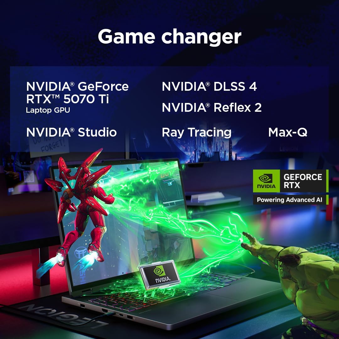 Lenovo Legion 5 Pro 16IAX10H 83LU0006US (Intel Core Ultra 9 275HX, 32GB/2TB, 16-inch OLED 165Hz, RTX5070Ti, WIN11)