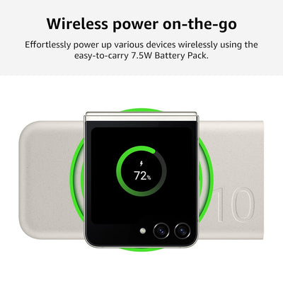Samsung 10,000mAh Wireless Battery Pack (25W PD, 7.5W Wireless Charging)