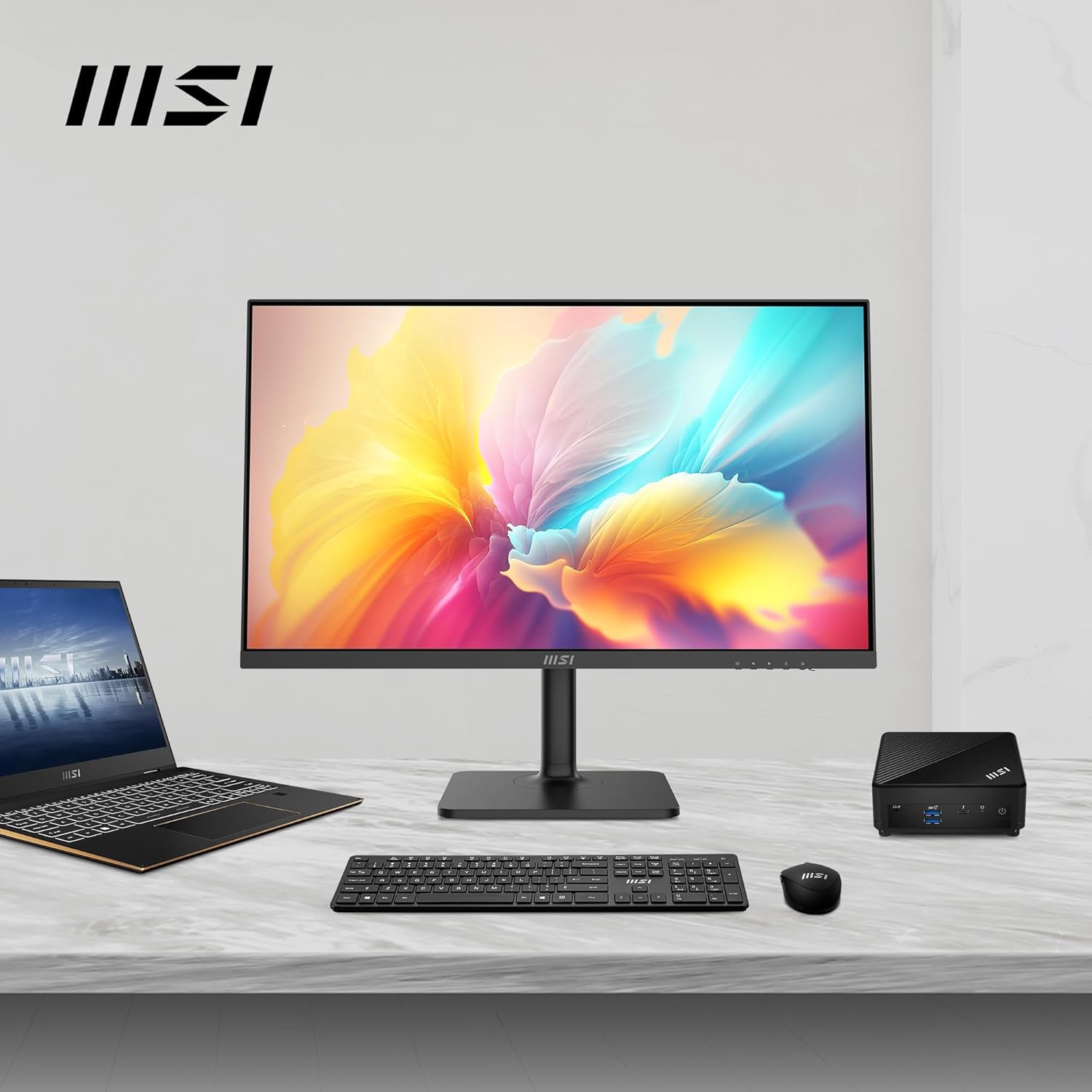 MSI MODERN MD272QXP (27-inch WQHD Monitor, EyesErgo, 100Hz, VESA DisplayHDR 400, Built-in Speakers)