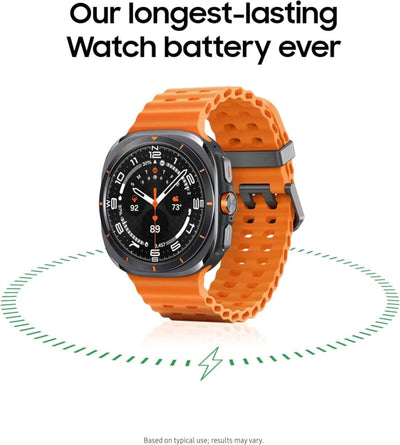 Samsung Galaxy Watch Ultra (47mm LTE AI Smartwatch w/Energy Score, Wellness Tips, Heart Rate Tracking, Sleep Monitor, Fitness Tracker, GPS)