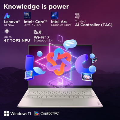 LENOVO YOGA 7 14ILL10 83JQ000KUS (Core ULTRA 7 256V, 1TB NVME/16GB DDR5 ON BOARD, 14" WUXGA (1920x1200) X360 TOUCHSCREEN, INTEL ARC 140V, WIN 11 / LUNA GREY)