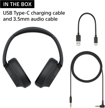 Sony WH-CH720N (Noise Cancelling Wireless Headphones, Built-in Mic, Quick Charging)