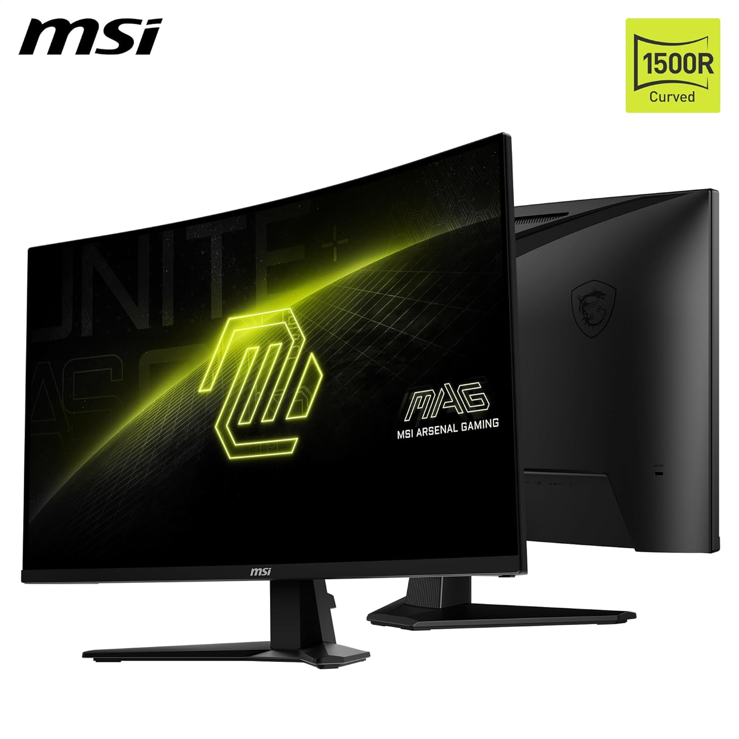 MSI MAG 276CXF (27-inch FullHD Curved Gaming Monitor, Rapid VA, 280Hz, 0.5ms, AI Vision)