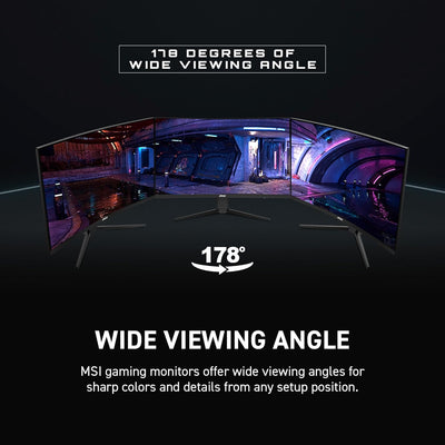 MSI MAG G27C3F (27-inch Curved Gaming Monitor, 180Hz, 1ms, 1500R, Rapid VA)