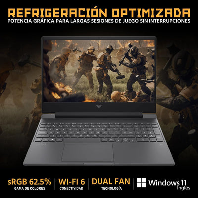 HP VICTUS 15 FB3093DX (AMD RYZEN 7-7445HS, 512GB NVME/16GB DDR5, 15.6" FHD 144HZ, RTX4050 6GB, WIN 11/ MICA SILVER)
