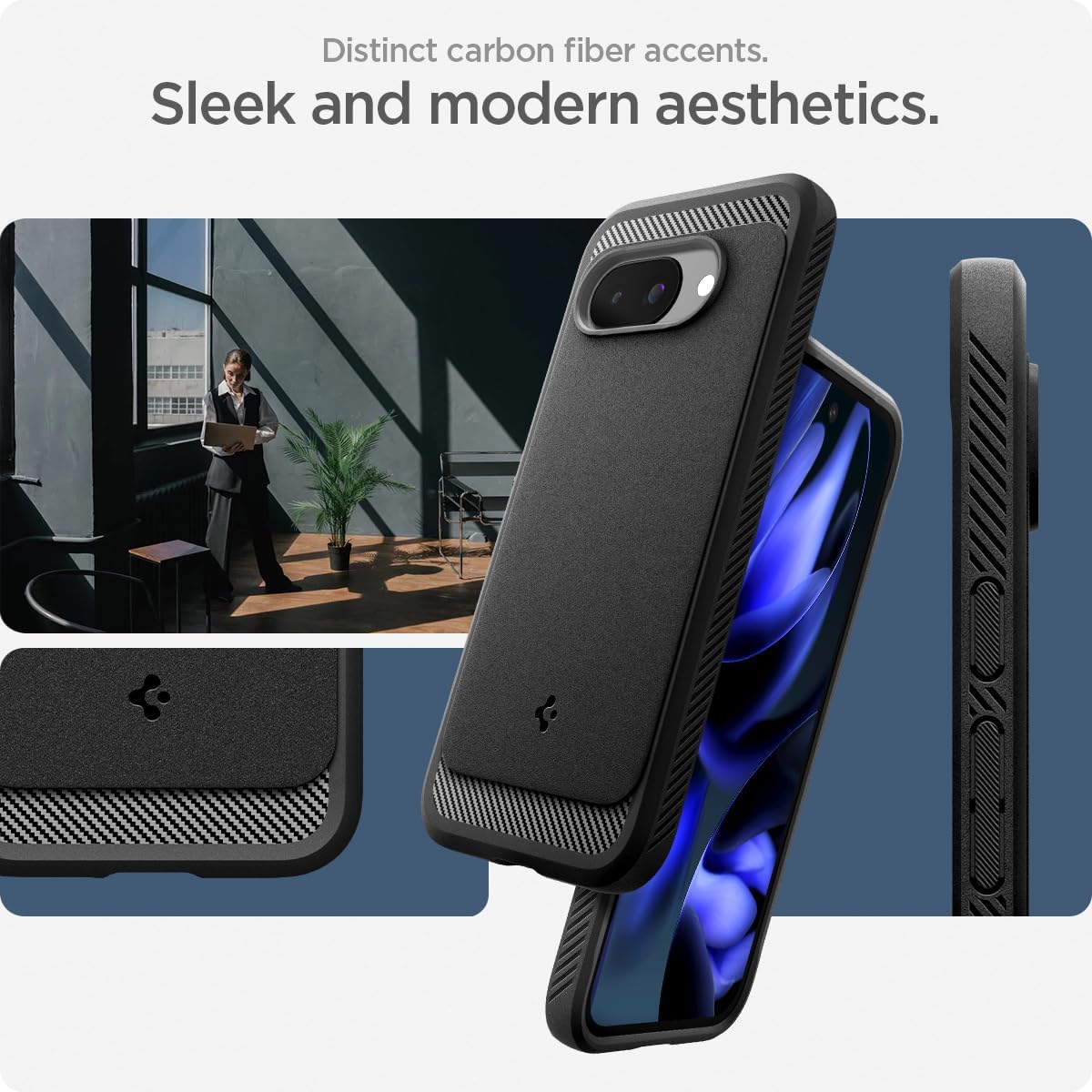Spigen Rugged Armor Magfit | Google Pixel 9a Case