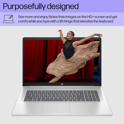 HP 17-CP3155CL (AMD RYZEN 5 7430U, 1TB NVME/16GB DDR4, 17.3" HD+ TOUCHSCREEN, AMD Radeon Graphics, WIN 11 / SILVER)