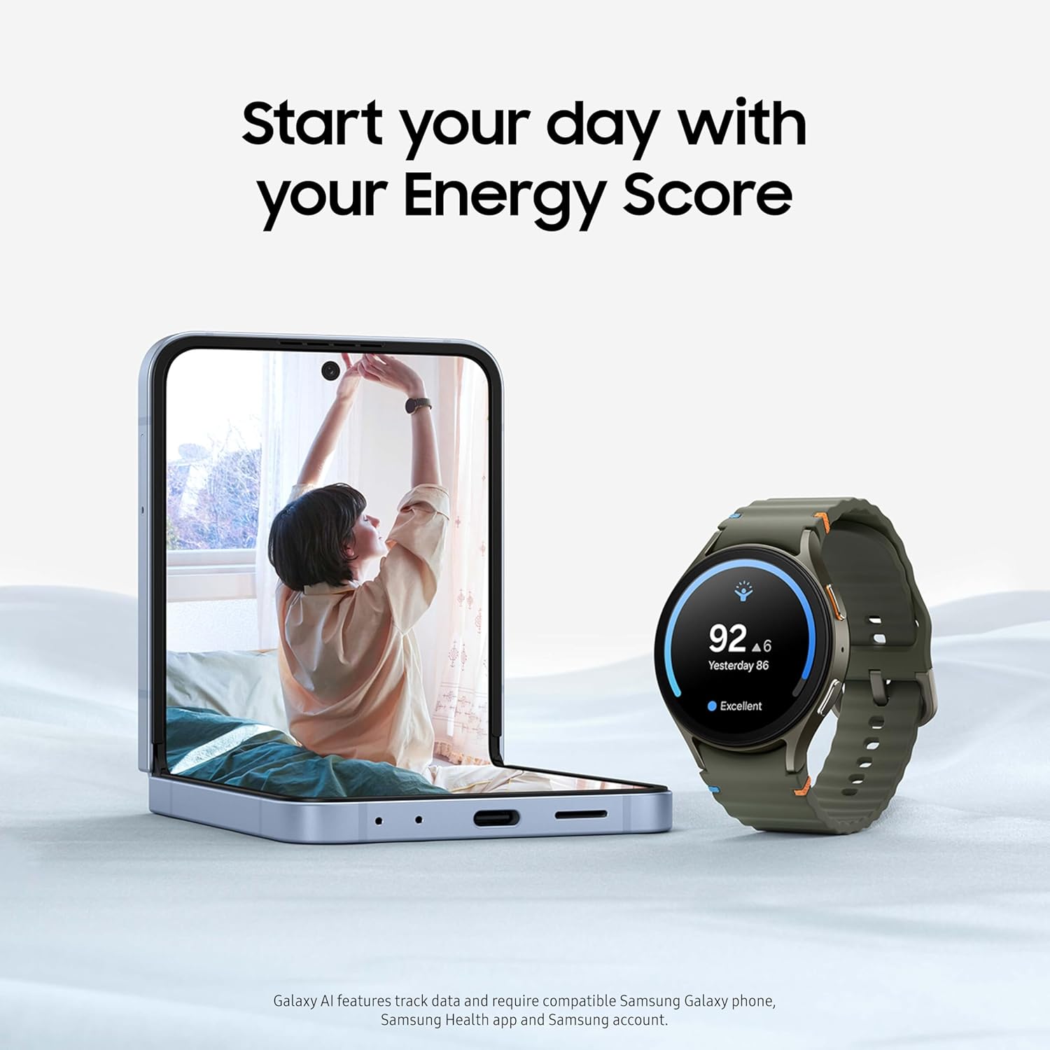 Samsung Galaxy Watch 7 (40/44mm AI Smartwatch, Energy Score, Wellness Tips, Heart Rate Tracking, Sleep Monitor, Fitness Tracker)