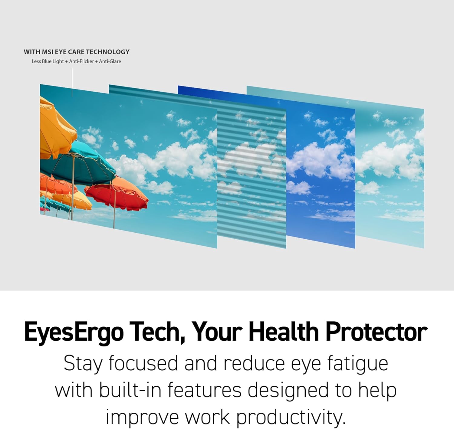 MSI PRO MP251 E2 (25-inch FullHD Monitor, EyesErgo, 120Hz, Eye-Q Check, Built-in Speakers)