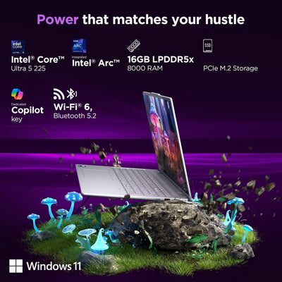 LENOVO IDEAPAD 5 2-IN-1 14IAL10 83KR001TUS (Core ULTRA 7 255U, 512GB NVME/16GB DDR5 ON BOARD, 14" WUXGA (1920x1200) X360 TOUCHSCREEN, INTEL, WIN 11 / LUNA GREY/LENOVO DIGITAL PEN 2)