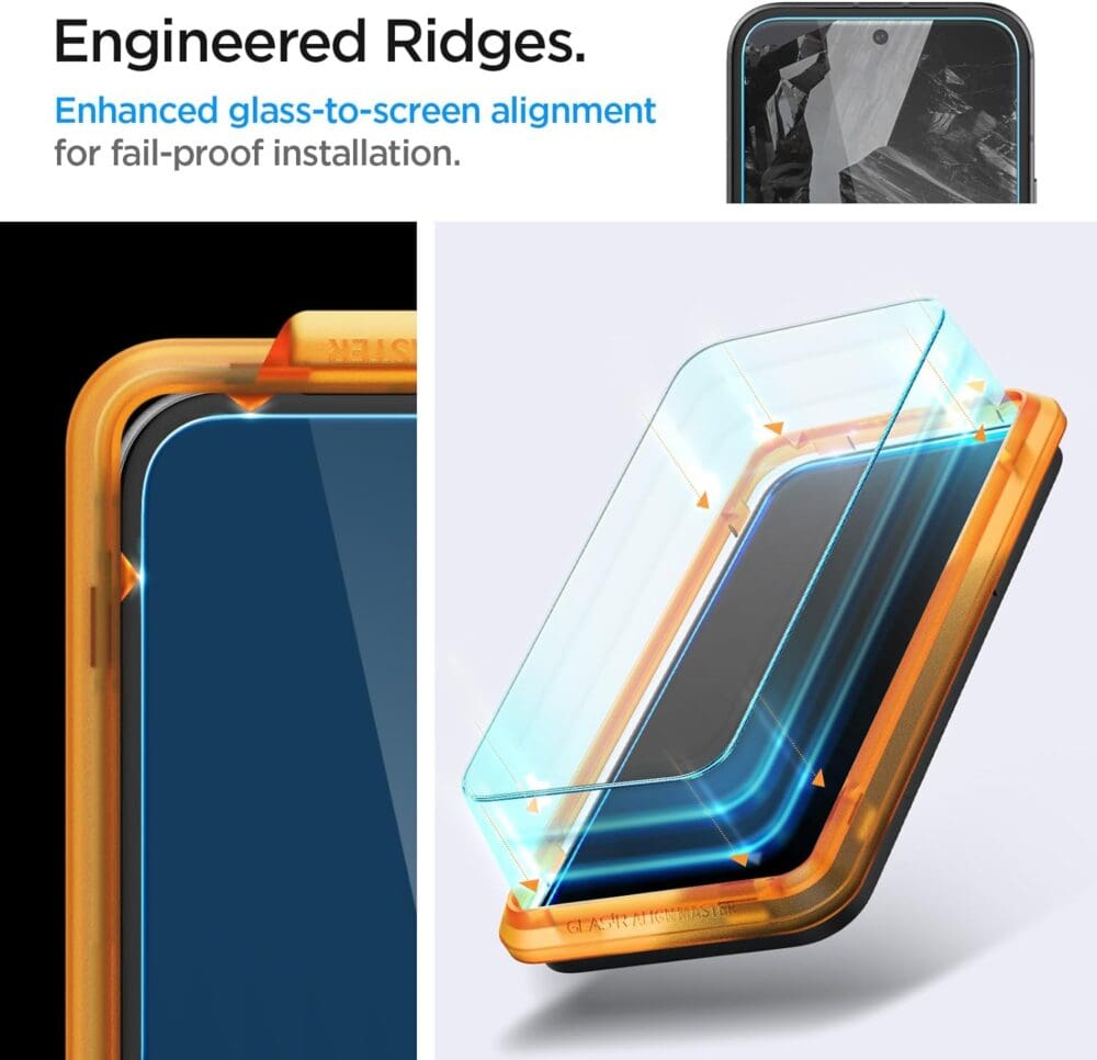Spigen [GlasTR AlignMaster] | Screen Protector For Google Pixel 8a (Pack of 2)