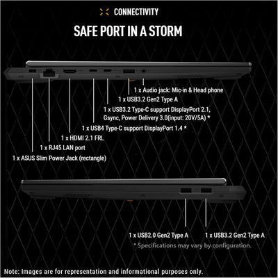 Asus TUF A16 FA608UPA16.R95070 (AMD Ryzen 9 270, 32GB/1TB, 16-inch 165Hz, RTX5070, WIN11)
