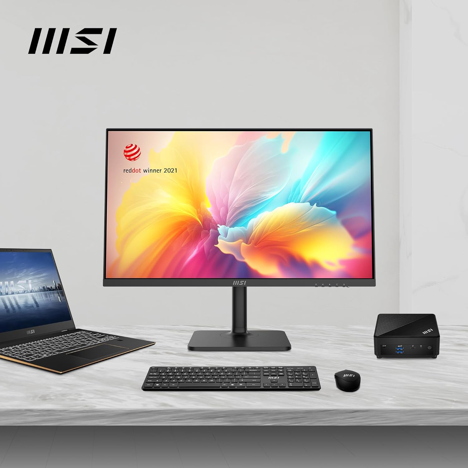 MSI Modern MD272XP (27-inch FullHD Monitor, HDR Ready, 100Hz, 1ms)