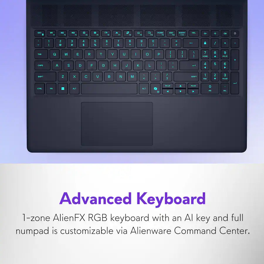 DELL ALIENWARE 16X AURORA LAC16250-7568BLU (Core 7 240H, 1TB NVME/32GB DDR5, 16" WVA (2560x1600) 240HZ, RTX 5060 8GB, WIN 11)