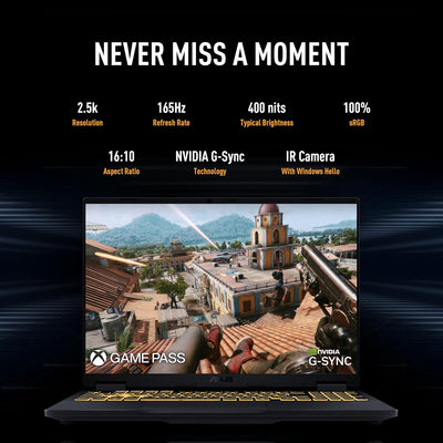 Asus TUF F16 FX608JMR-F16.I75060 (Core I7-14650HX, 1TB NVME/32GB DDR5, 16" WUXGA 165HZ, RTX 5060 8GB, WIN 11/JASPER GRAY)
