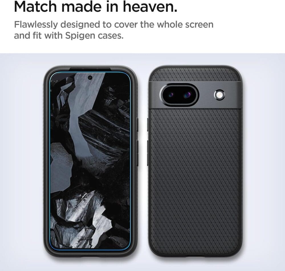 Spigen [GlasTR AlignMaster] | Screen Protector For Google Pixel 8a (Pack of 2)