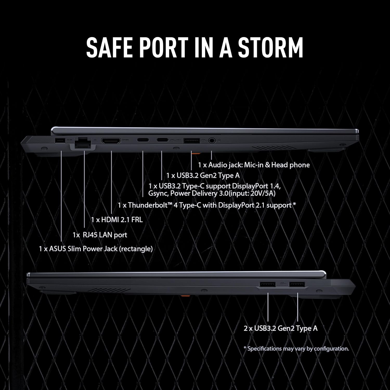 Asus TUF F16 FX608JMR-F16.I75060 (Core I7-14650HX, 1TB NVME/32GB DDR5, 16" WUXGA 165HZ, RTX 5060 8GB, WIN 11/JASPER GRAY)