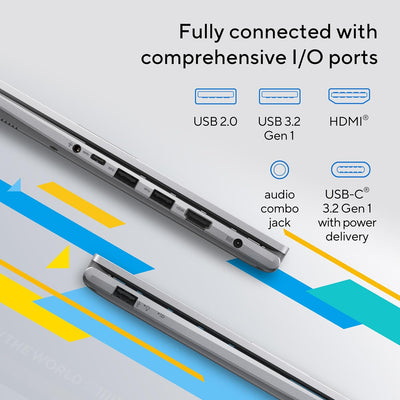ASUS VIVOBOOK X1404VA-I712512 (CORE I7-1355U, 512GB NVME/12GB DDR4, 14" FHD, INTEL, WIN 11 / QUIET BLUE)