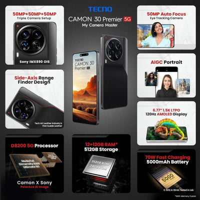 Tecno Camon 30 Premier 5G 12GB/512GB