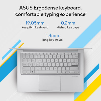 ASUS VIVOBOOK X1404VA-I712512 (CORE I7-1355U, 512GB NVME/12GB DDR4, 14" FHD, INTEL, WIN 11 / QUIET BLUE)