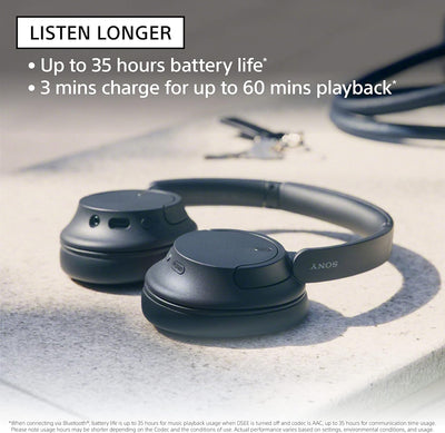 Sony WH-CH720N (Noise Cancelling Wireless Headphones, Built-in Mic, Quick Charging)