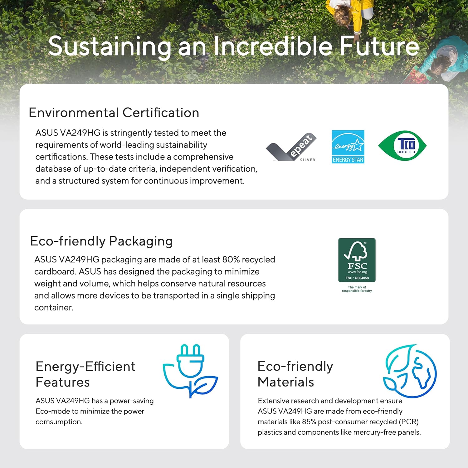 Asus VA249HG (24-inch FullHD Monitor, 120Hz, Adaptive-Sync, 1ms, Flicker Free)