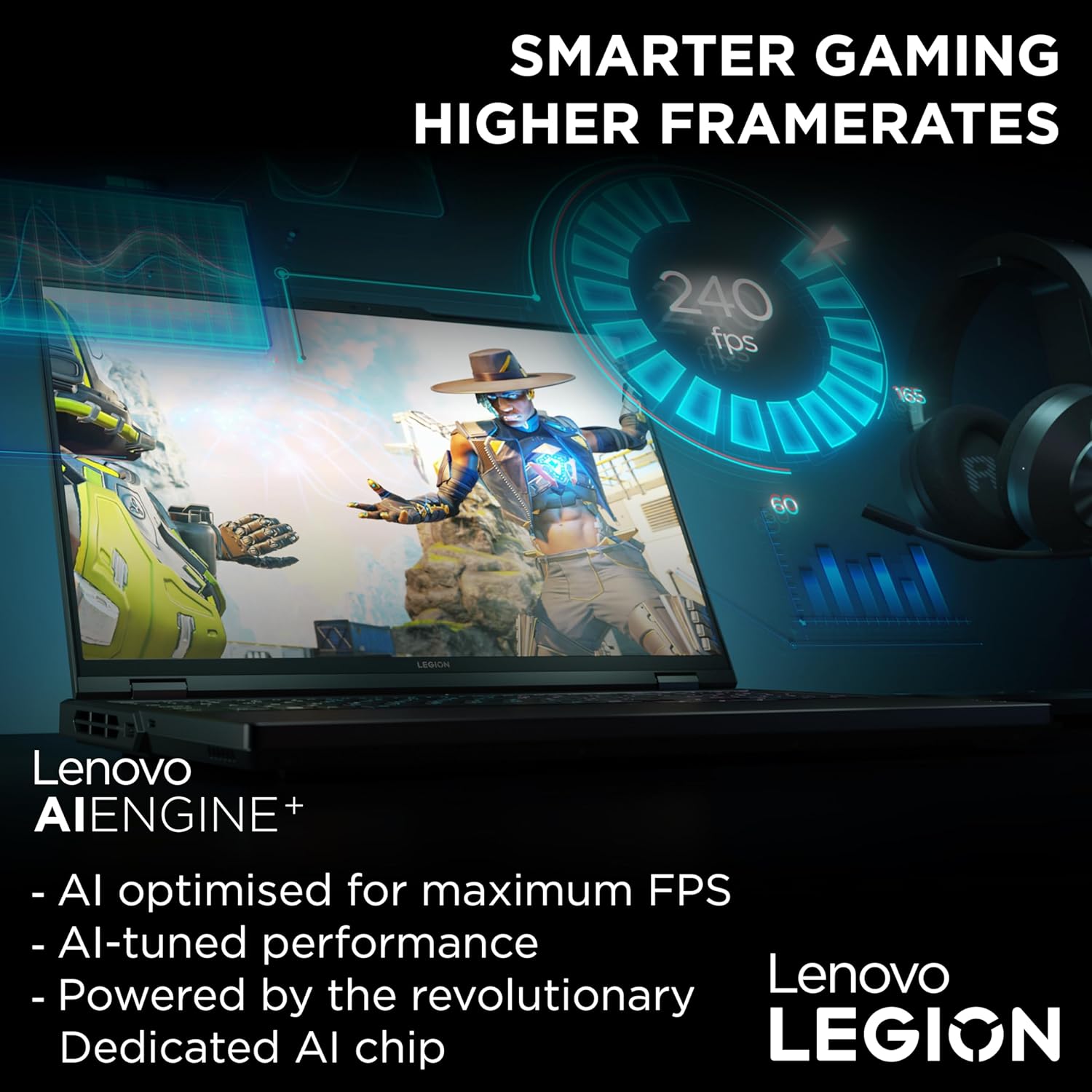 Lenovo Legion 5 Pro 16IRX10 83NN005UDP (Intel Core i9-14900HX, 16GB/1TB, 16-inch 240Hz, RTX5060, DOS)