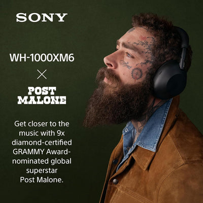 Sony WH-1000XM6 (Noise Canceling Wireless Headphones, HD NC Processor QN3, 12 Microphones, Adaptive NC Optimizer)