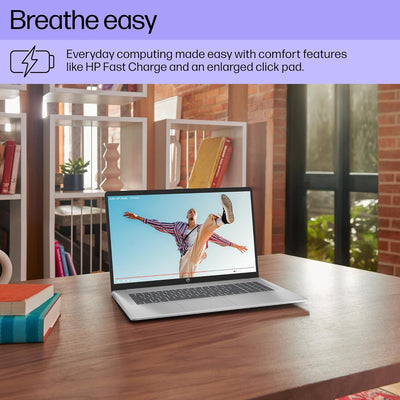 HP 17-CP2025DX (AMD RYZEN 5 7520U, 512GB NVME/8GB DDR5, 17.3" FHD, AMD RADEON, WIN 11 / NATURAL SILVER)