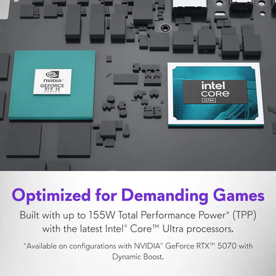 DELL ALIENWARE 16X AURORA LAC16251-9582BLUPUS (Core ULTRA 9 275HX, 2TB NVME/32GB DDR5, 16" WVA (2560x1600) 240HZ, RTX 5070 8GB, WIN 11/BLUE)